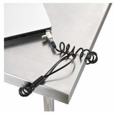 Kensington Slim N17 2.0 Portable Keyed Laptop Lock for Wedge-Shaped Slots - Custom Keyed K60512