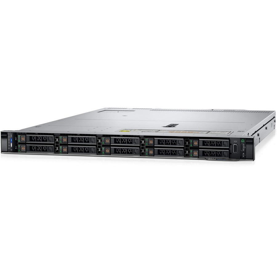 Dell EMC PowerEdge R650xs 1U Rack-mountable Server - 1 x Intel Xeon Silver 4310 2.10 GHz - 32 GB RAM - 480 GB SSD - (1 x 480GB) SSD Configuration - Serial ATA/600, 12Gb/s SAS Controller 65W97