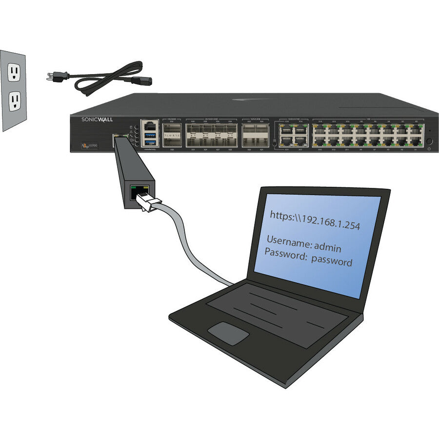SonicWall NSsp 10700 Network Security/Firewall Appliance 02-SSC-3631