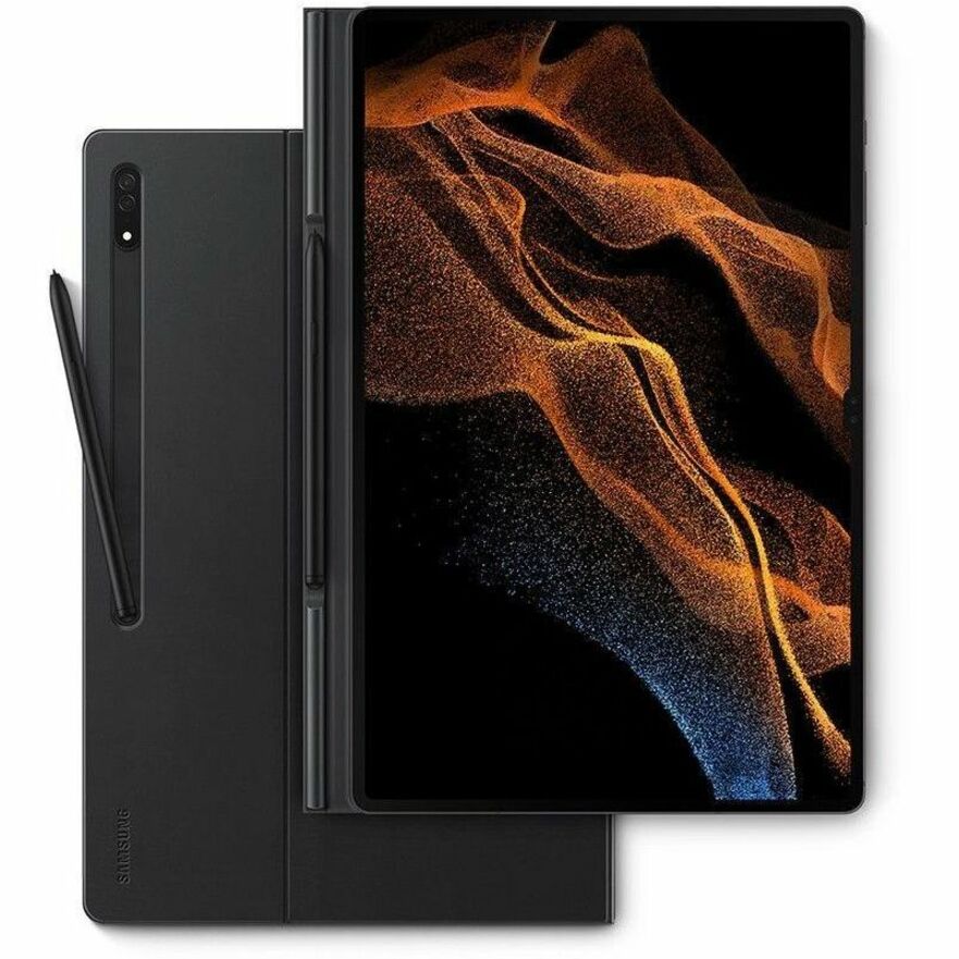 Samsung EF-BX900 Carrying Case (Book Fold) Samsung Galaxy Tab S8 Ultra Tablet PC - Black EF-BX900PBEGCA