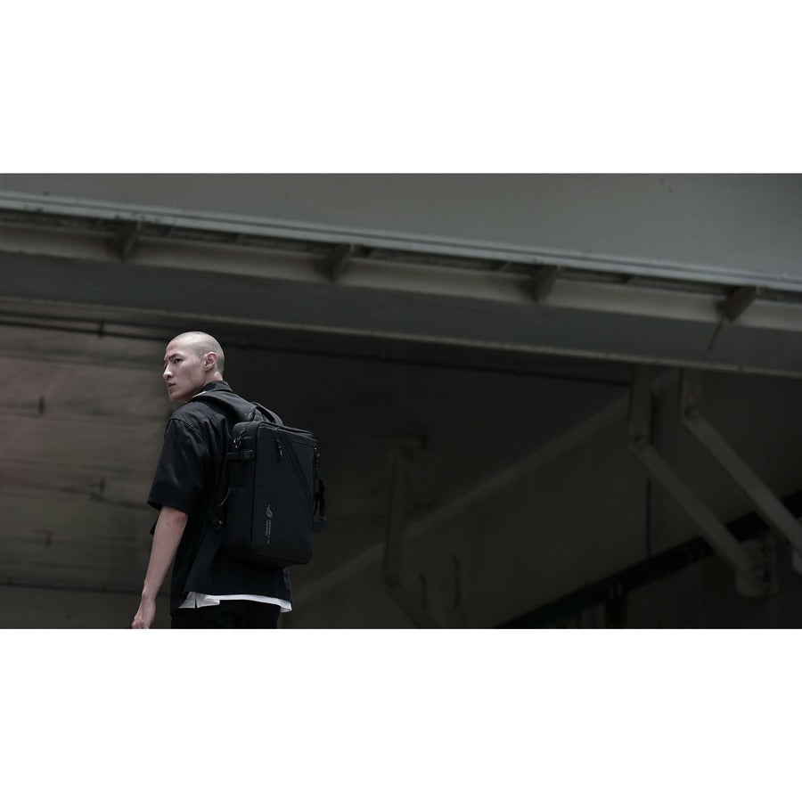 Asus ROG Archer Carrying Case (Backpack/Briefcase) for 11" to 15.6" Asus Notebook - Black 90XB07D0-BBP000