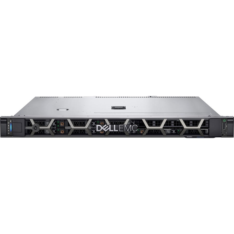 Dell EMC PowerEdge R350 1U Rack-mountable Server - 1 x Intel Xeon E-2314 2.80 GHz - 8 GB RAM - 480 GB SSD - 12Gb/s SAS, Serial ATA/600 Controller VXV62