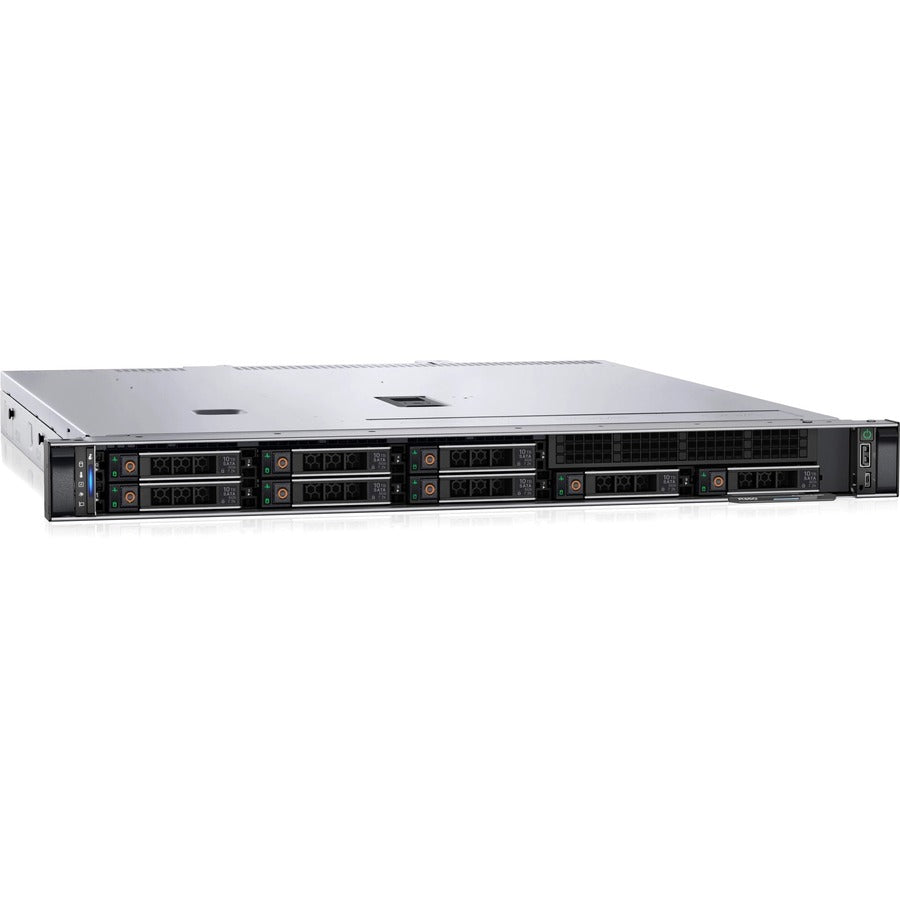 Dell EMC PowerEdge R350 1U Rack-mountable Server - 1 x Intel Xeon E-2334 3.40 GHz - 8 GB RAM - 480 GB SSD - 12Gb/s SAS, Serial ATA/600 Controller XNDJN