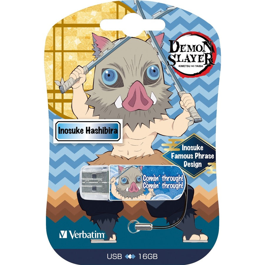 Verbatim 16GB Demon Slayer USB Flash Drive- Inosuke 71256