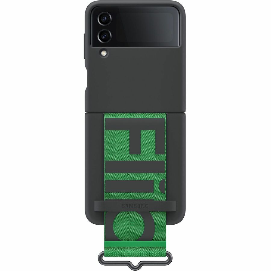 Samsung Galaxy Z Flip4 Silicone Cover with Strap EF-GF721TBEGCA