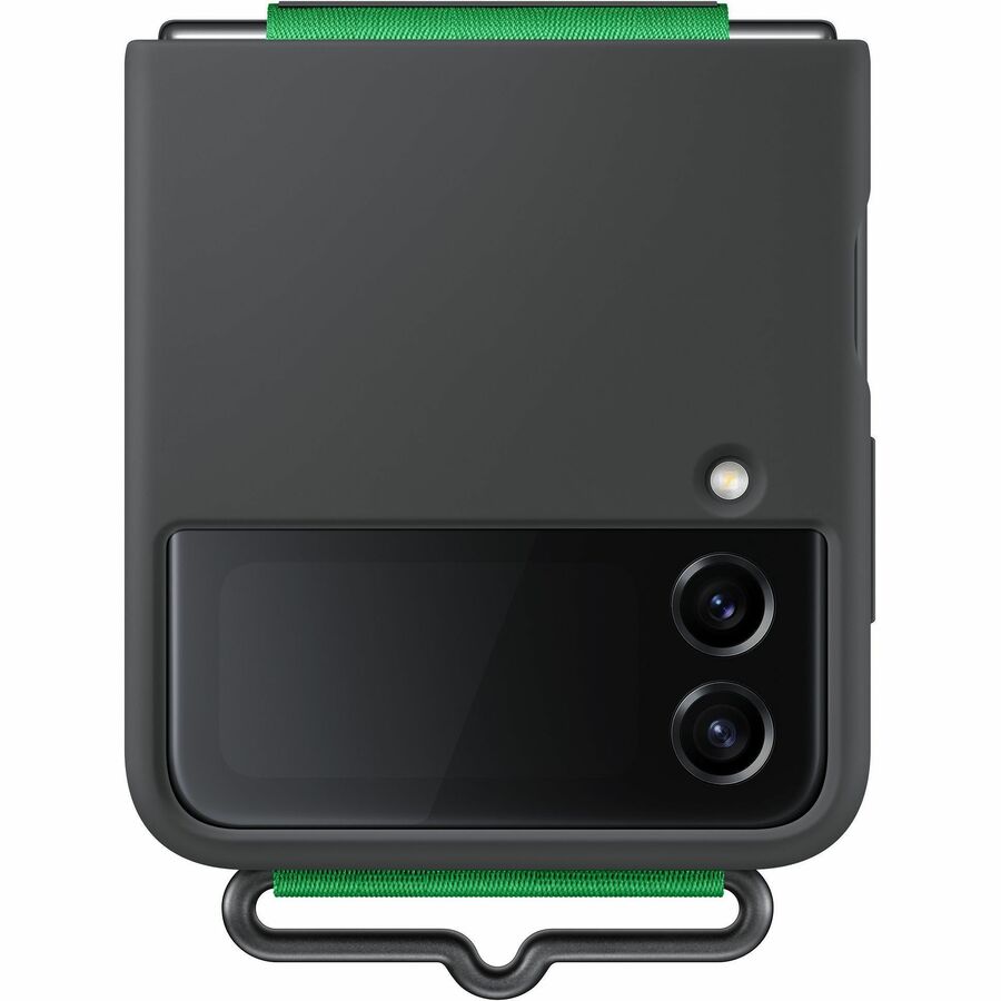 Samsung Galaxy Z Flip4 Silicone Cover with Strap EF-GF721TBEGCA