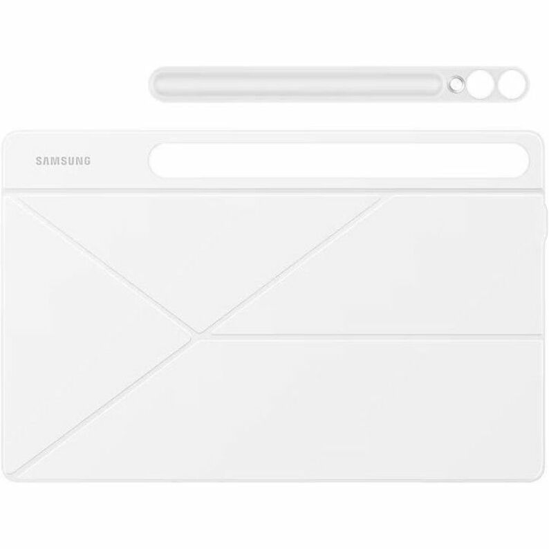 Samsung Smart Carrying Case (Book Fold) Samsung Galaxy Tab S9+ Tablet - White EF-BX810PWEGCA