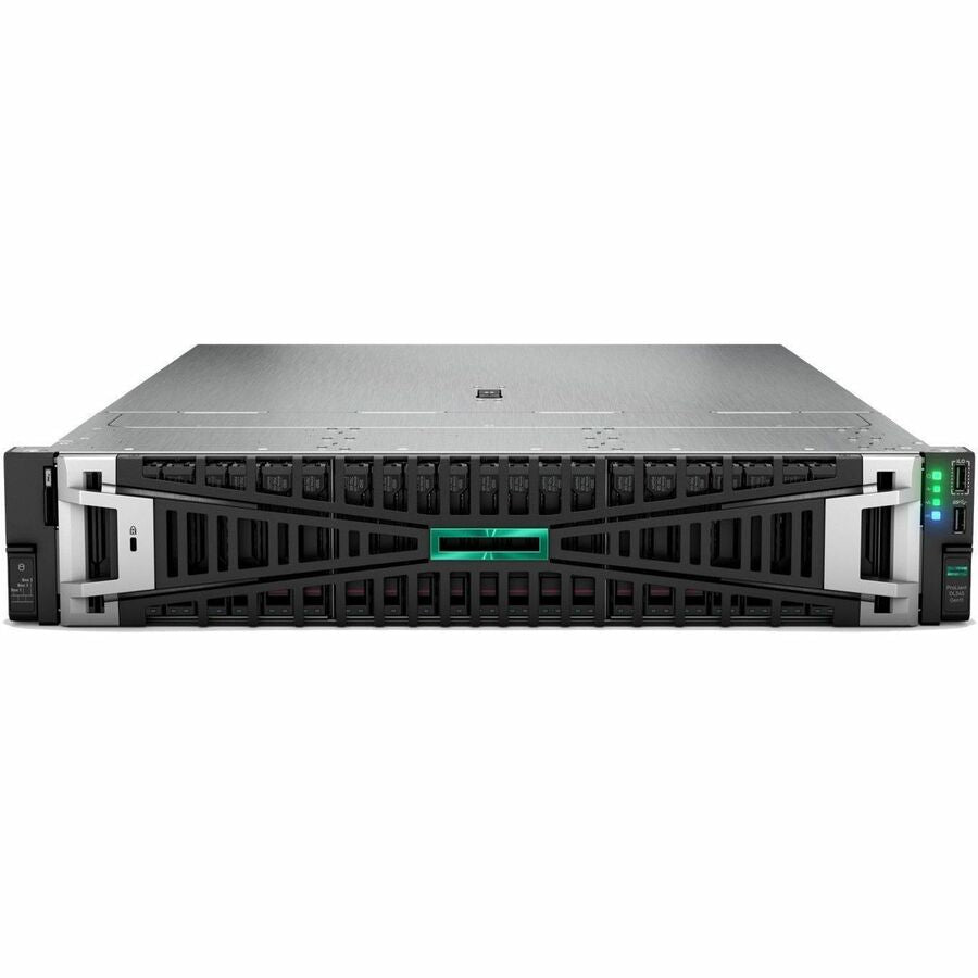 HPE ProLiant DL345 G11 2U Rack Server - 1 x AMD EPYC 9124 3 GHz - 32 GB RAM - 12Gb/s SAS Controller P66777-B21