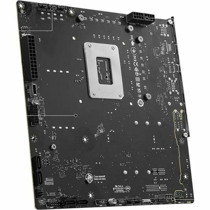 MSI B760M PROJECT ZERO Desktop Motherboard - Intel B760 Chipset - Socket LGA-1700 - Micro ATX B760MPZERO
