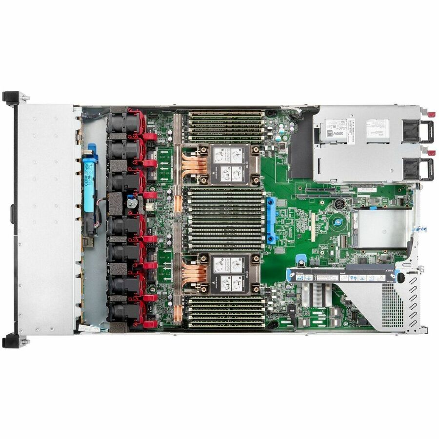 HPE ProLiant DL360 G10 Plus 1U Rack Server - 1 x Intel Xeon Silver 4314 2.40 GHz - 128 GB RAM - 960 GB SSD - (2 x 480GB) SSD Configuration - 12Gb/s SAS, Serial ATA Controller P69749-005