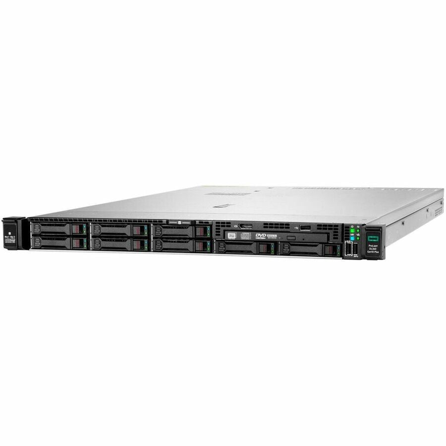 HPE ProLiant DL360 G10 Plus 1U Rack Server - 1 x Intel Xeon Silver 4314 2.40 GHz - 128 GB RAM - 960 GB SSD - (2 x 480GB) SSD Configuration - 12Gb/s SAS, Serial ATA Controller P69749-005