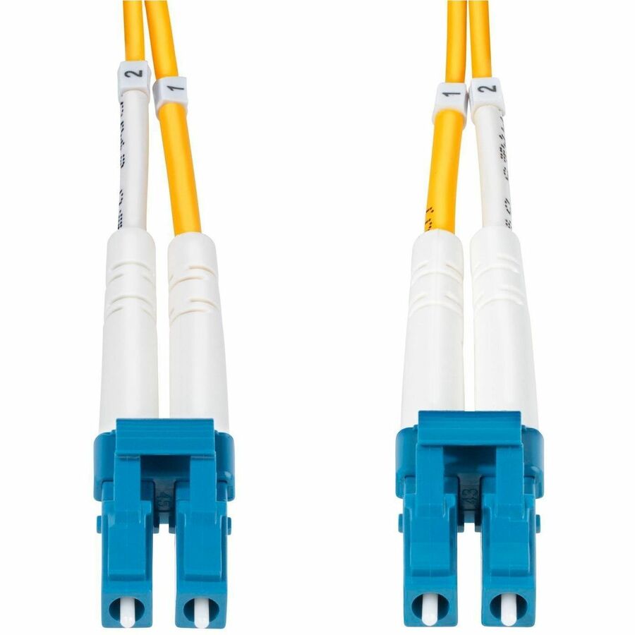 StarTech.com 25m (82ft) LC to LC (UPC) OS2 Single Mode Duplex Fiber Optic Cable, 9/125µm, 10G, LSZH Fiber Patch Cord SMDOS2LCLC25M