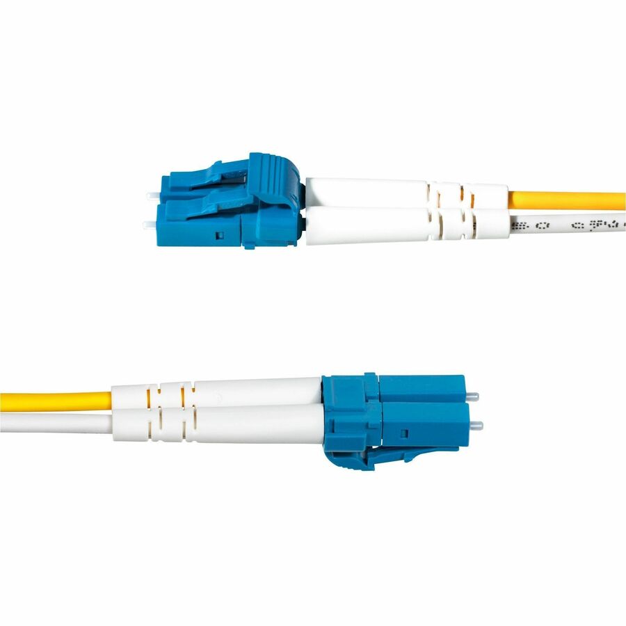 StarTech.com 25m (82ft) LC to LC (UPC) OS2 Single Mode Duplex Fiber Optic Cable, 9/125µm, 10G, LSZH Fiber Patch Cord SMDOS2LCLC25M