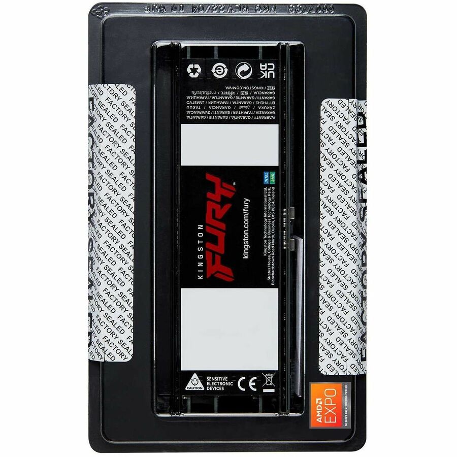 Kingston 128GB (4 x 32GB) DDR5 5600MT/s CL28 FURY Renegade Pro RDIMM Black EXPO KF556R28RBE2K4-128