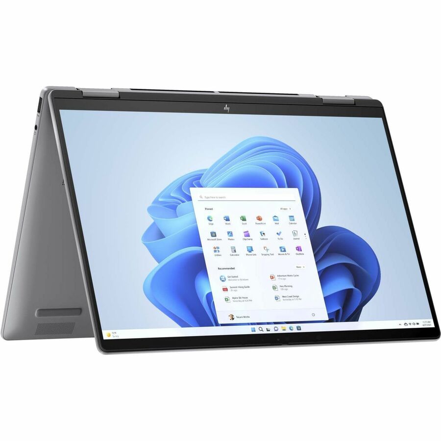 HP ENVY x360 14" Touchscreen Convertible 2 in 1 Notebook - WUXGA - Intel Core Ultra 5 125U - 16 GB - 512 GB SSD - Meteor Silver 9W3D8UA#ABL