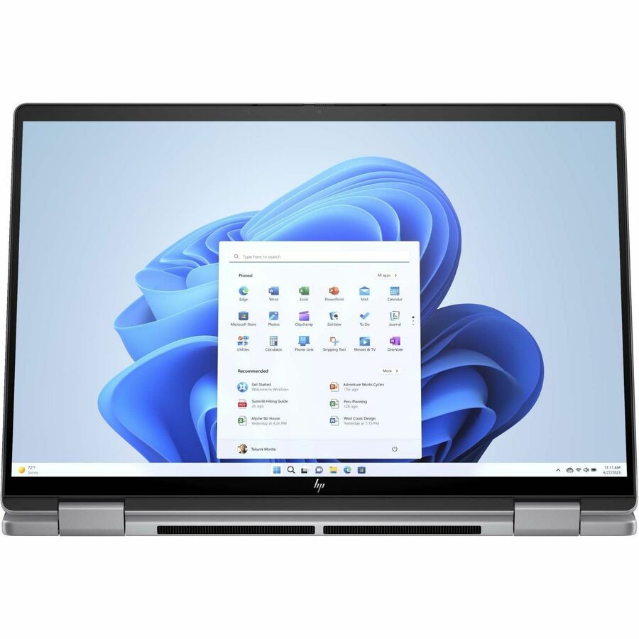 HP ENVY x360 14" Touchscreen Convertible 2 in 1 Notebook - WUXGA - Intel Core Ultra 5 125U - 16 GB - 512 GB SSD - Meteor Silver 9W3D8UA#ABL