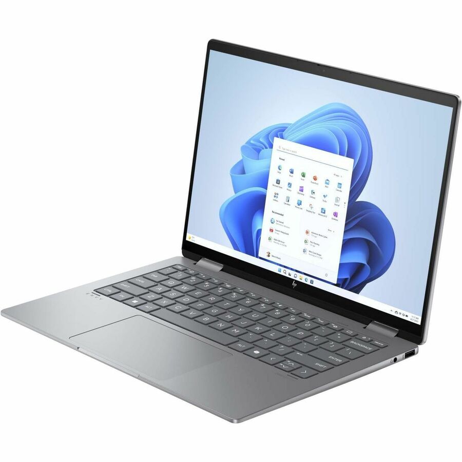 HP ENVY x360 14" Touchscreen Convertible 2 in 1 Notebook - WUXGA - Intel Core Ultra 5 125U - 16 GB - 512 GB SSD - Meteor Silver 9W3D8UA#ABL