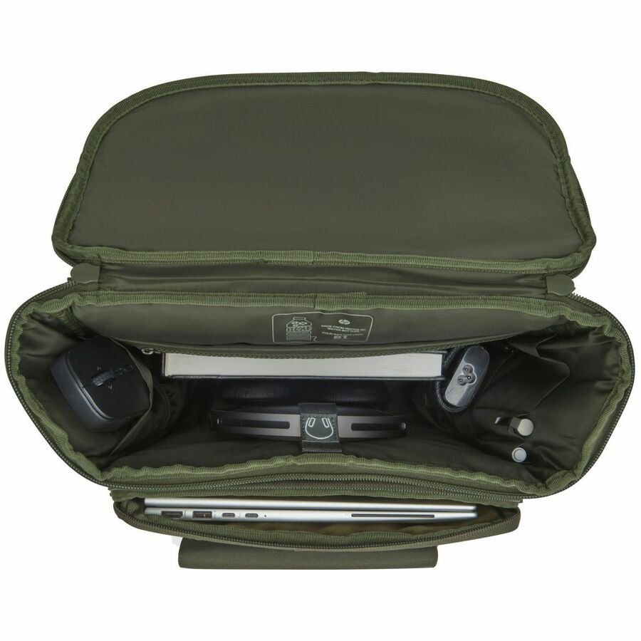 HP Carrying Case (Backpack) for 15.6" Notebook - Gray, Green 9J496AA