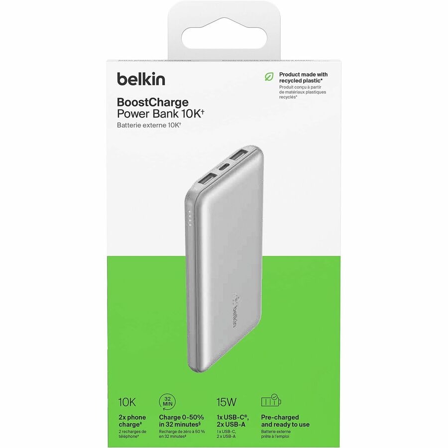 Belkin BoostCharge 10000 mAh Power Bank BPB011BTSL