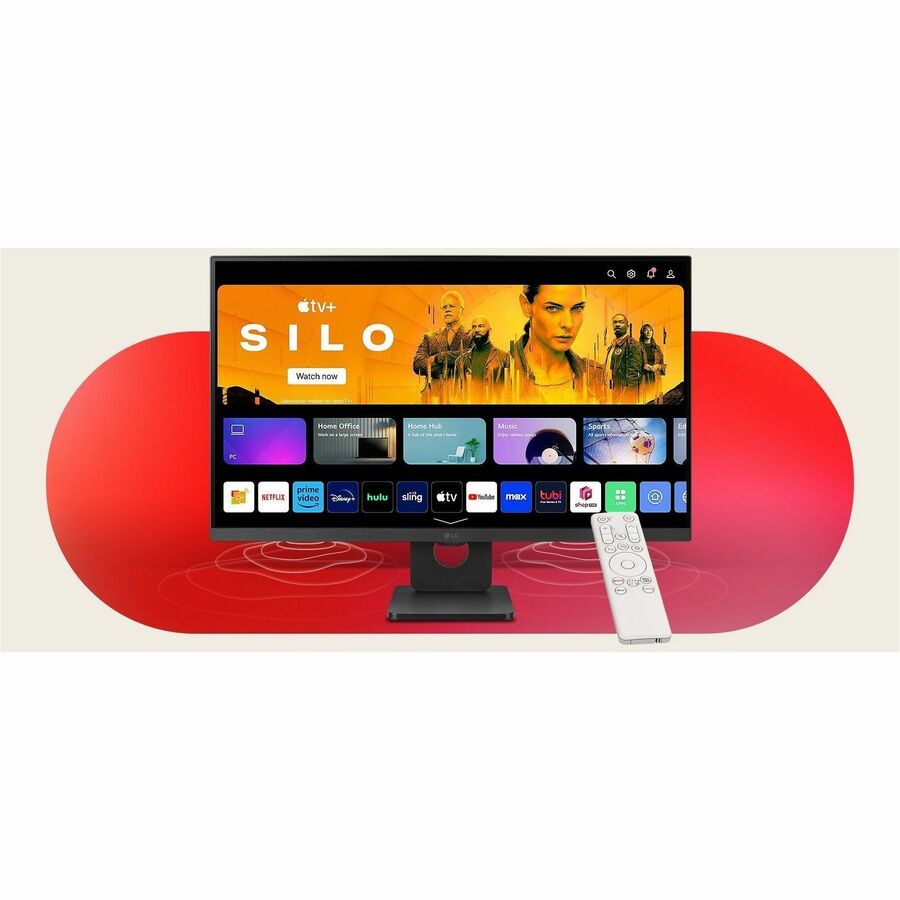 LG MyView 27SR50F-B 32" Class Full HD Smart LCD Monitor - 16:9 - White 27SR50F-B