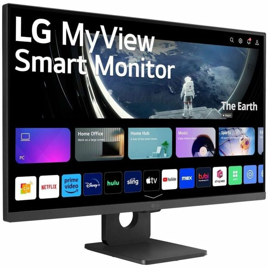 LG MyView 27SR50F-B 32" Class Full HD Smart LCD Monitor - 16:9 - White 27SR50F-B