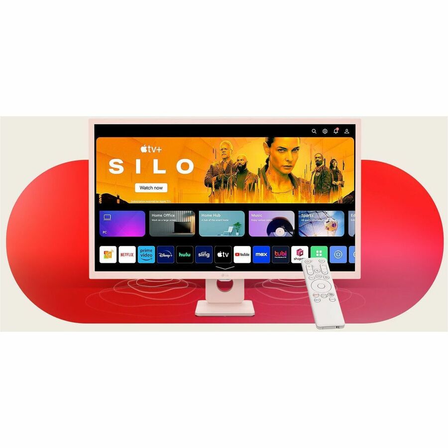 LG MyView 32SR50F-P 32" Class Full HD Smart LCD Monitor - 16:9 - Pink 32SR50F-P