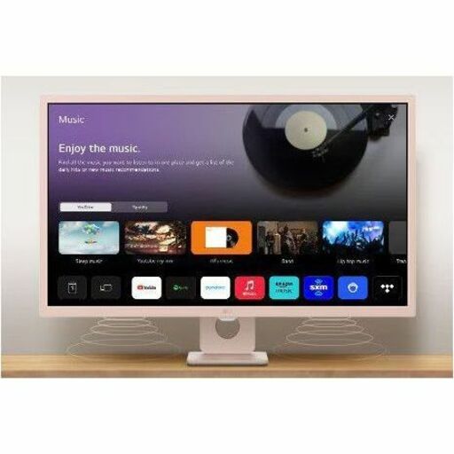 LG MyView 32SR50F-P 32" Class Full HD Smart LCD Monitor - 16:9 - Pink 32SR50F-P
