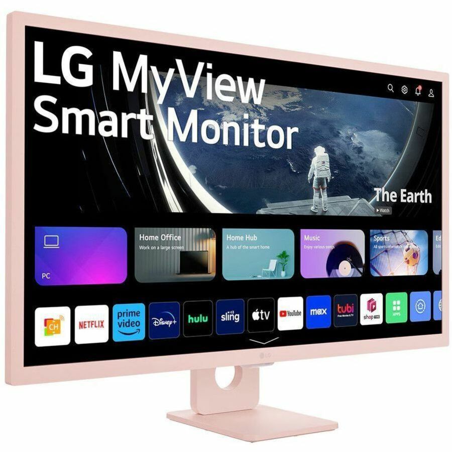 LG MyView 32SR50F-P 32" Class Full HD Smart LCD Monitor - 16:9 - Pink 32SR50F-P