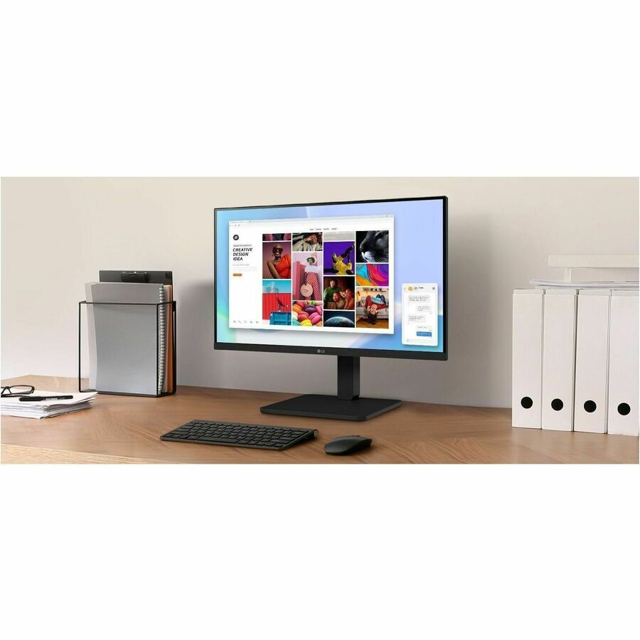 LG 24BA400-B 24" (609.60 mm) Class Full HD LED Monitor - 16:9 24BA400-B