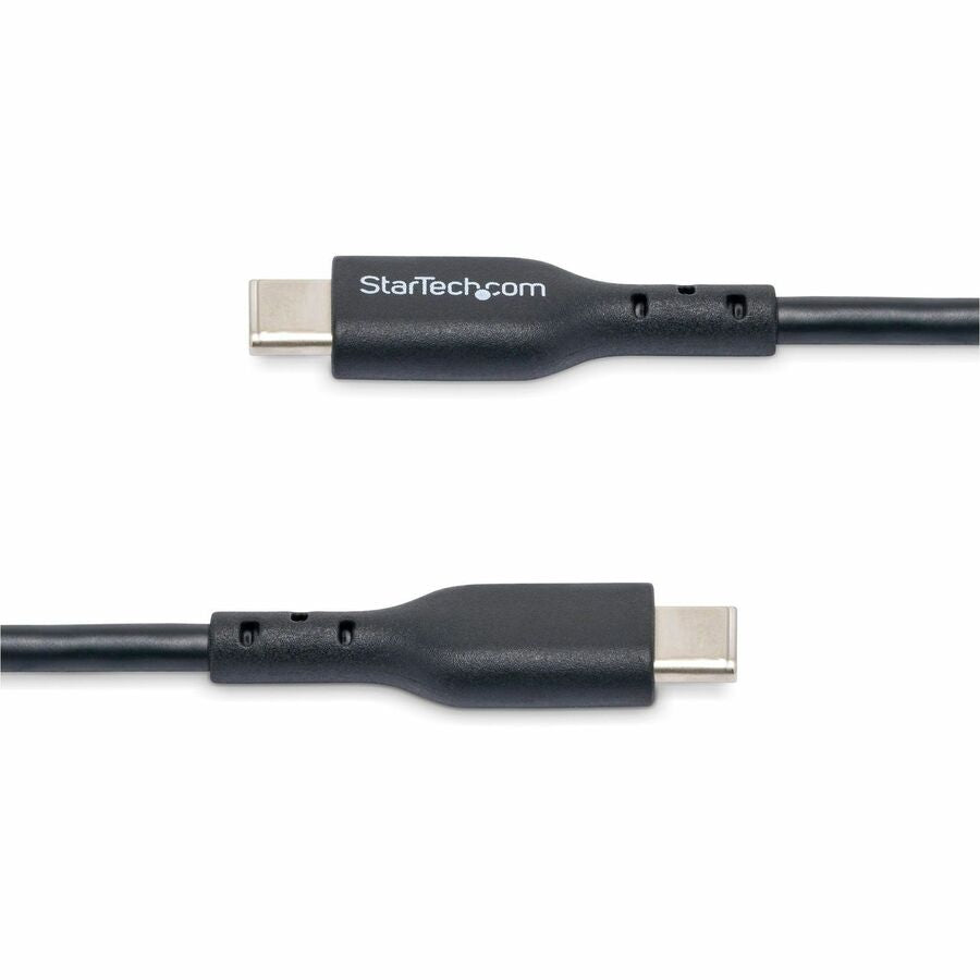 StarTech.com 6ft (1.8m) USB-C Charging Cable, USB 2.0 Type-C Laptop Charger Cord, 60W Power Delivery, TPE Jacket, Data Transfer Cable USB2CC6FBKE