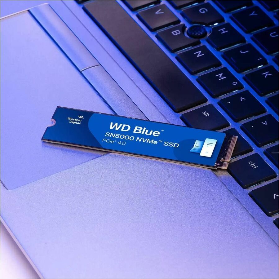 WD Blue SN5000 WDS400T4B0E 4 TB Solid State Drive - M.2 2280 Internal - PCI Express NVMe (PCI Express NVMe 4.0 x4) WDS400T4B0E