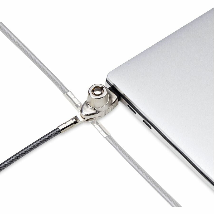 StarTech.com Slim Lock Noble Wedge® Slot Compatible, 6.6ft (2m) Keyed Locking Cable, Desk Anti-Theft Security For Laptop/Notebook Computer SNBLK-LAPTOP-LOCK