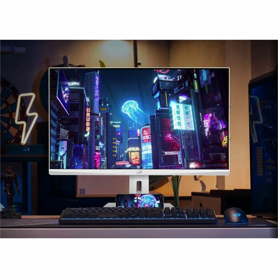 Asus ROG Strix XG27UCG-W 27" Class 4K UHD Gaming LCD Monitor - 16:9 - White XG27UCG-W