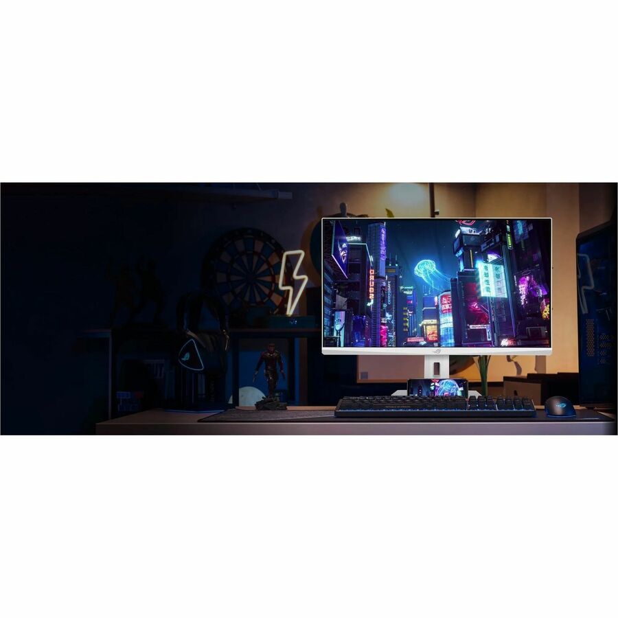 Asus ROG Strix XG27UCG-W 27" Class 4K UHD Gaming LCD Monitor - 16:9 - White XG27UCG-W