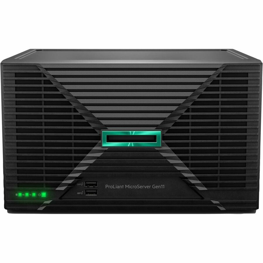 HPE ProLiant MicroServer Gen11 Ultra Micro Tower Server - 1 x Intel Xeon E-2434 3.40 GHz - 32 GB RAM - 4 TB HDD - Serial ATA/600 Controller P74440-005