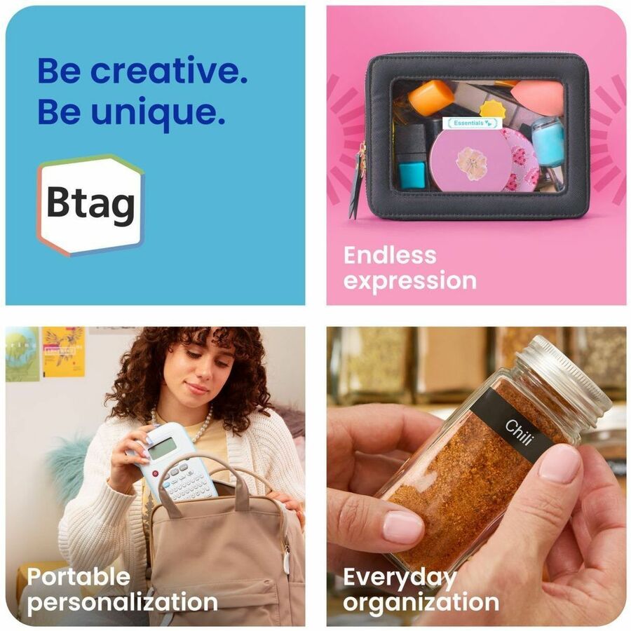 Brother P-touch BTAG-131 Black on Clear Label Tape BTAG131