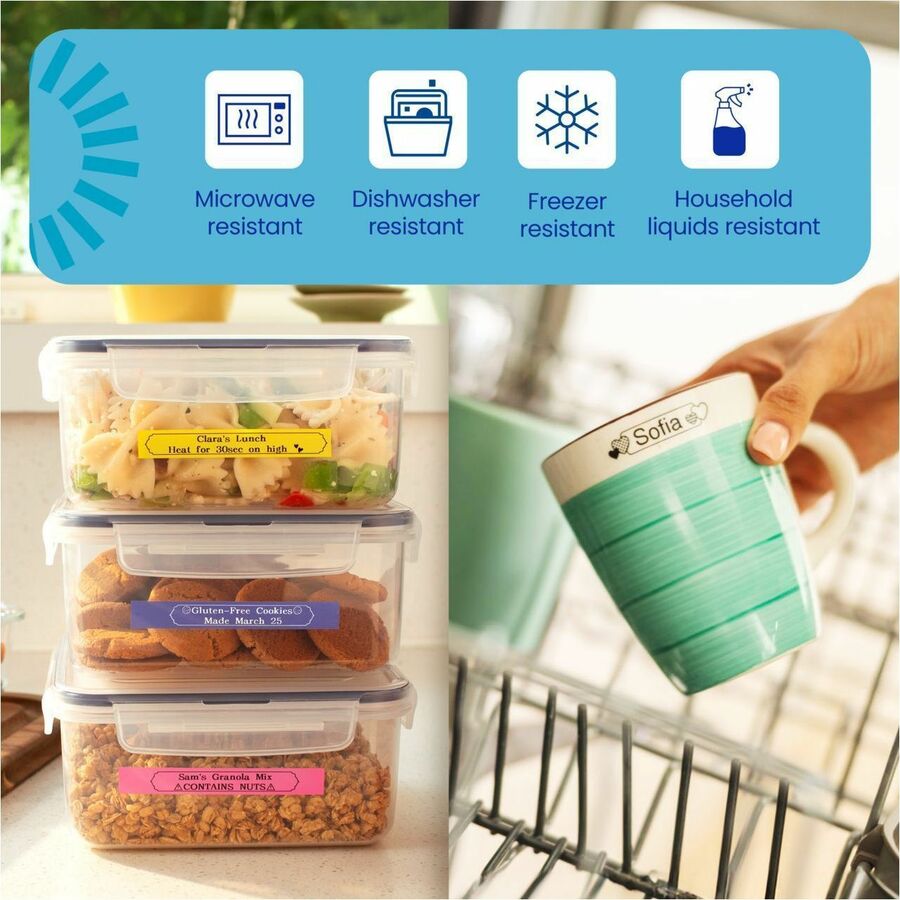 Brother P-touch BTAG-231 Black on White Label Tape BTAG231