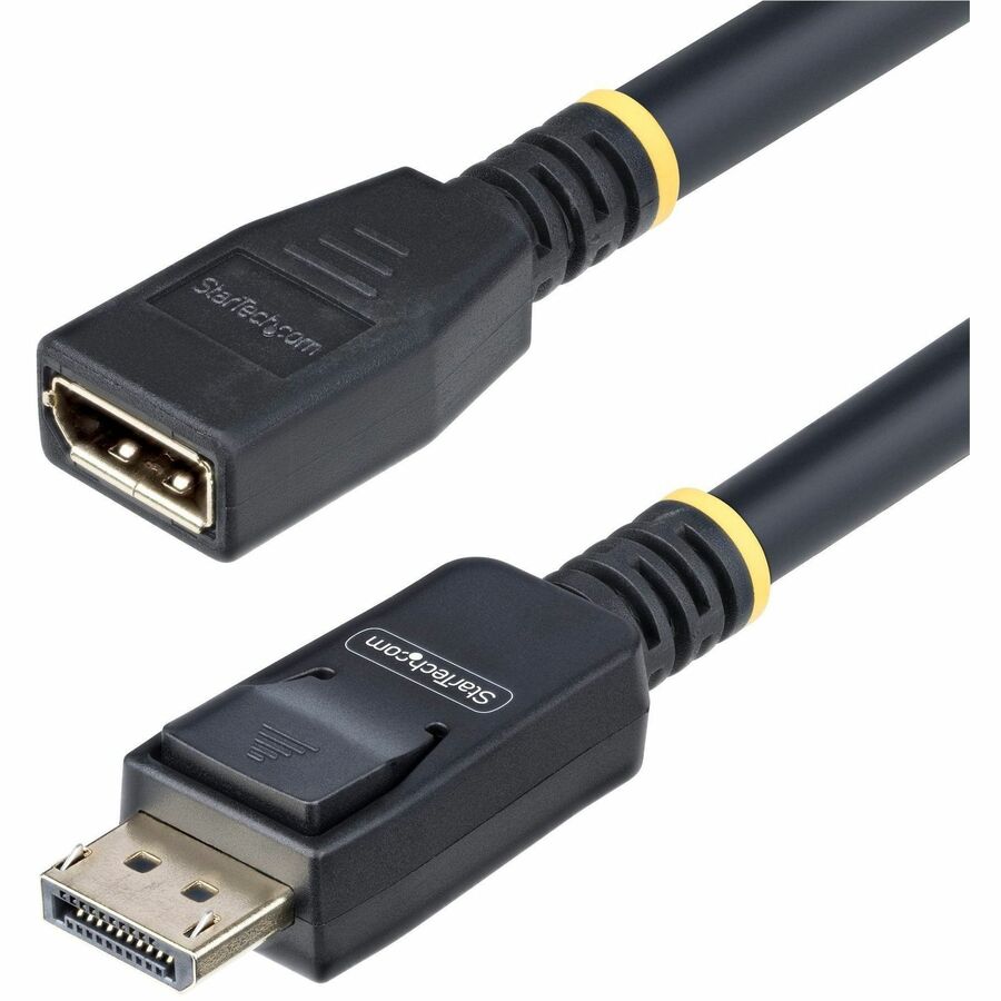 StarTech.com 10ft (3m) DisplayPort 1.4 Extension Cable, DP 1.4 Port Saver Cable, 8K 60Hz, DisplayPort Extension Adapter Cord, Male to Female 10F-DP14-EXTEND-CBL