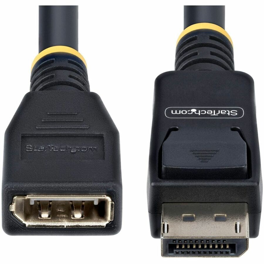 StarTech.com 10ft (3m) DisplayPort 1.4 Extension Cable, DP 1.4 Port Saver Cable, 8K 60Hz, DisplayPort Extension Adapter Cord, Male to Female 10F-DP14-EXTEND-CBL