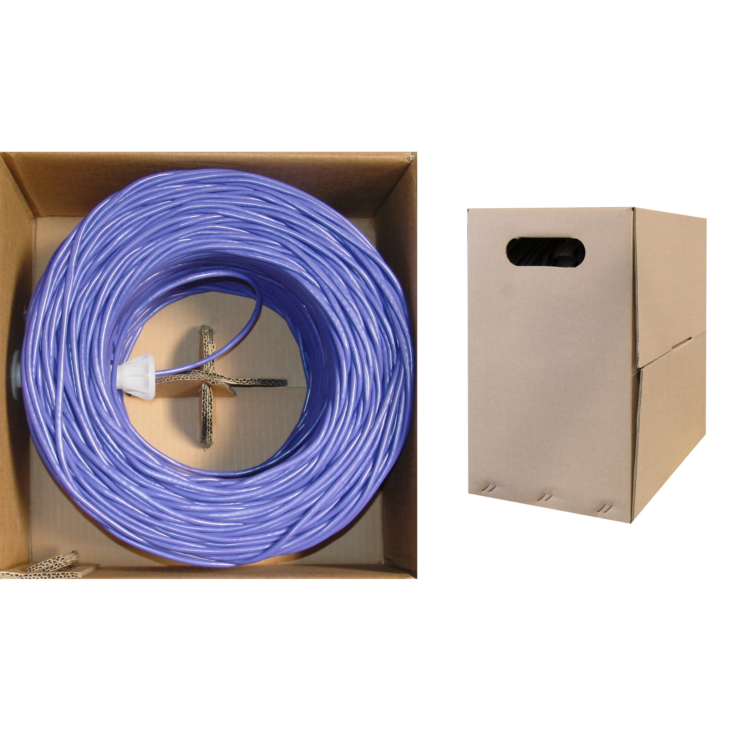 CAT6 BOX FT4 1000 FOOT - Purple