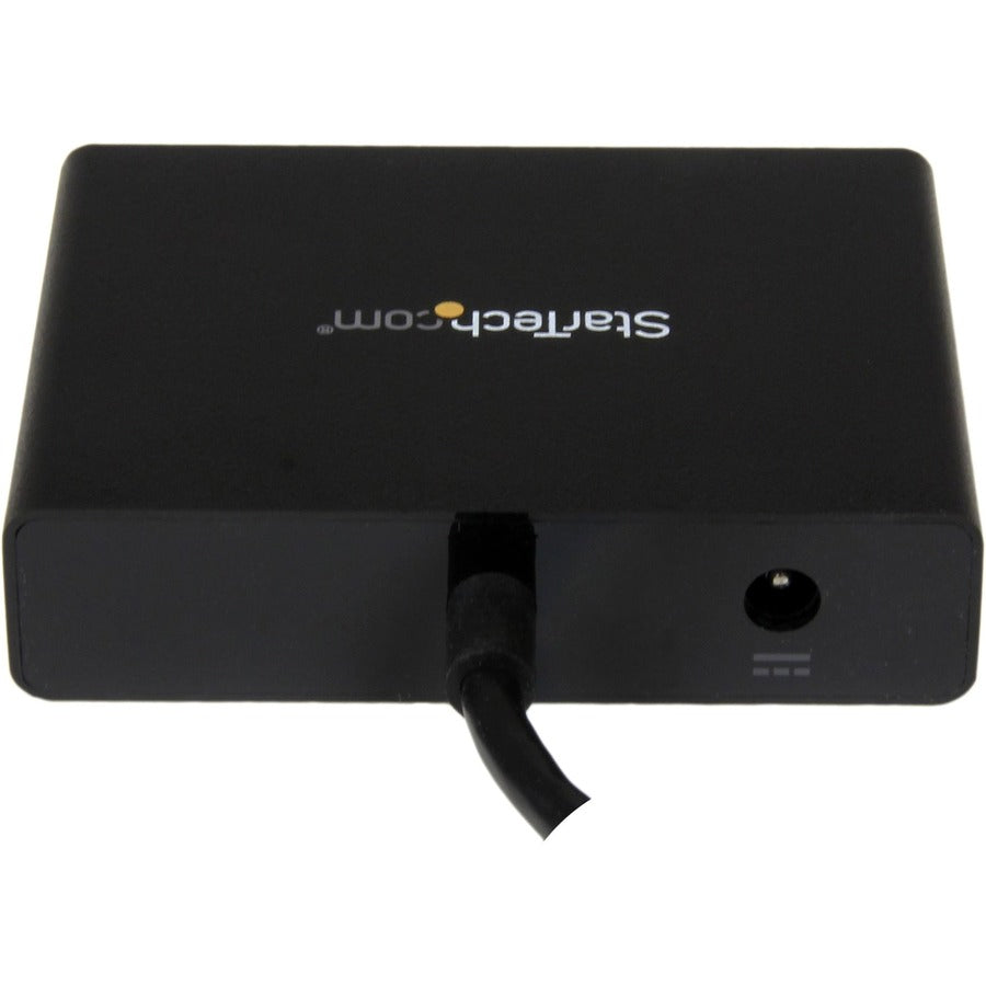 StarTech.com 3-Port Multi Monitor Adapter, DisplayPort 1.2 MST Hub, Dual 4K, 1x 1080p, Video Splitter for Extended Desktop Mode, Windows MSTDP123DP