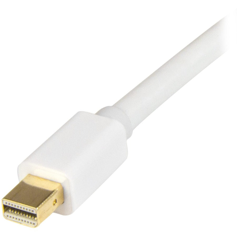 StarTech.com Mini DisplayPort to HDMI Converter Cable - 6 ft (2m) - 4K - White MDP2HDMM2MW