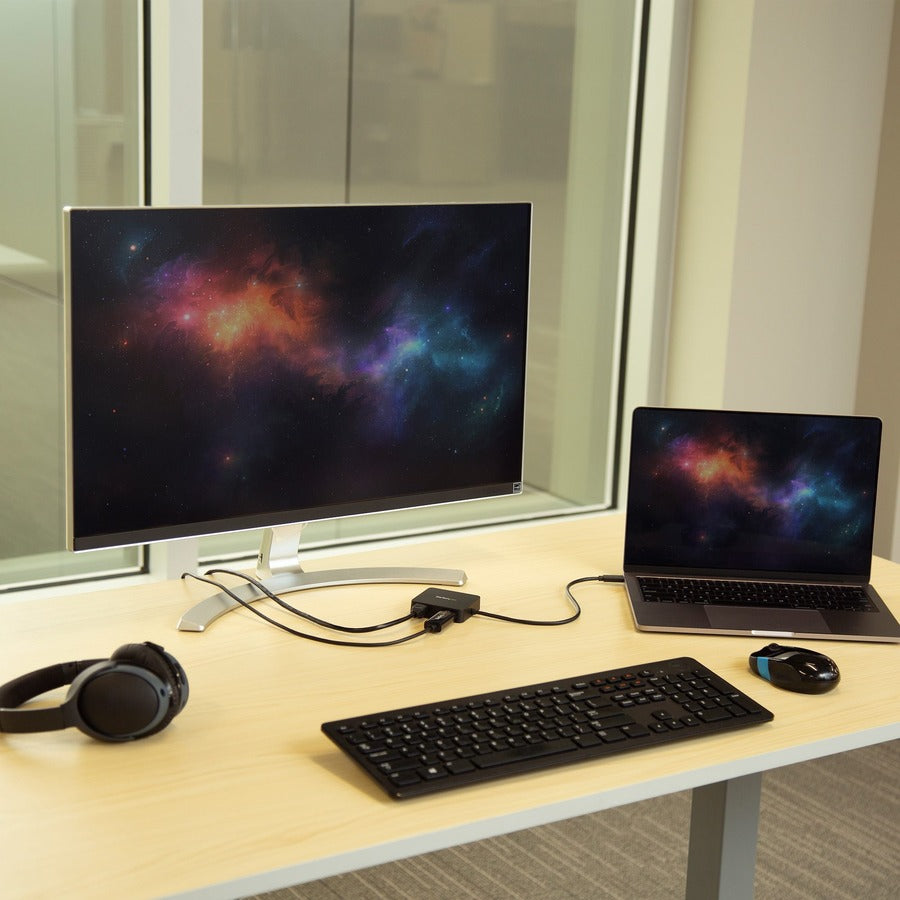 StarTech.com USB C Multiport Adapter - Portable USB Type-C Mini Dock to 4K UHD HDMI Video - GbE, USB 3.0 Hub - Thunderbolt 3 Compatible DKT30CHD