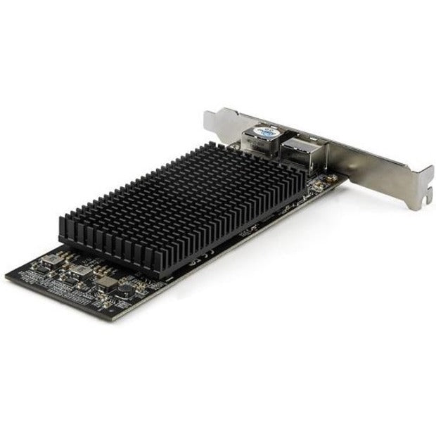 StarTech.com Dual Port 10G PCIe Network Adapter Card - Tehuti TN4010 10GBASE-T PCI Express 10GbE Multi Gigabit Ethernet 5 Speed NIC 2port ST10GSPEXNDP