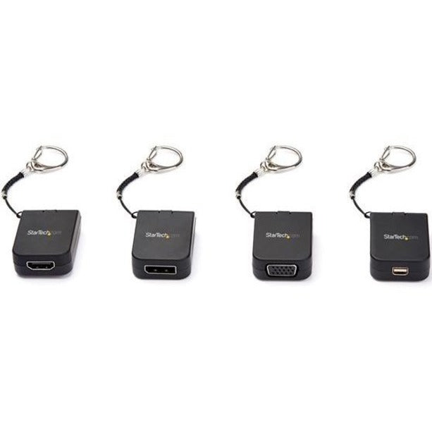 StarTech.com Adaptateur USB C compact vers DisplayPort 1.4 - Convertisseur vidéo 8K 60 Hz DSC/4K USB Type-C vers DP avec anneau porte-clés - Compatible TB3 CDP2DPFC