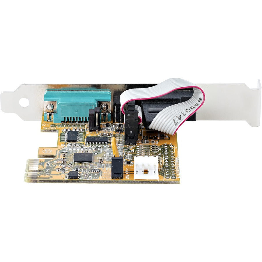 StarTech.com Carte série PCI Express 2 ports, carte série double port PCIe vers RS232 (DB9), 16C1050 UART, rétention COM, Windows et Linux 21050-PC-SERIAL-CARD