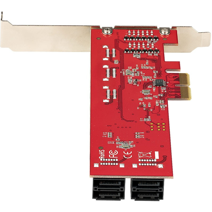 StarTech.com SATA PCIe Card, 10 Port PCIe SATA Expansion Card, 6Gbps SATA Adapter, 10 Mini-SAS/SATA Cables, PCI Express to SATA Converter 10P6G-PCIE-SATA-CARD