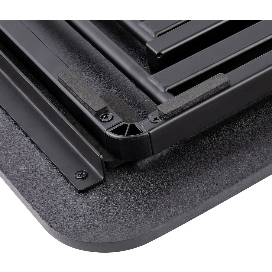 StarTech.com Standing Desk Converter for Laptop, Up to 8kg/17.6lb, Height Adjustable Laptop Riser, Table Top Sit Stand Desk Converter LAPTOP-SIT-STAND