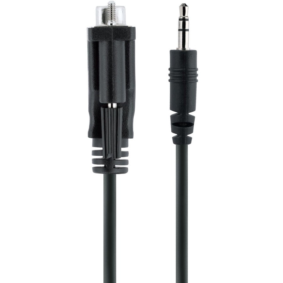 StarTech.com Câble série DB9 vers 3,5 mm de 1 m pour configuration de périphérique série, RS232 DB9 mâle vers 3,5 mm pour le calibrage via prise audio 9M351M-RS232-CABLE