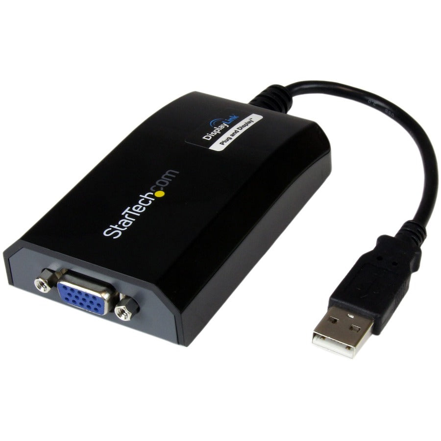 StarTech.com Adaptateur USB vers VGA - Carte graphique vidéo USB externe pour PC et MAC - 1920 x 1200 USB2VGAPRO2